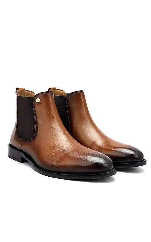 Tan Leather Boots