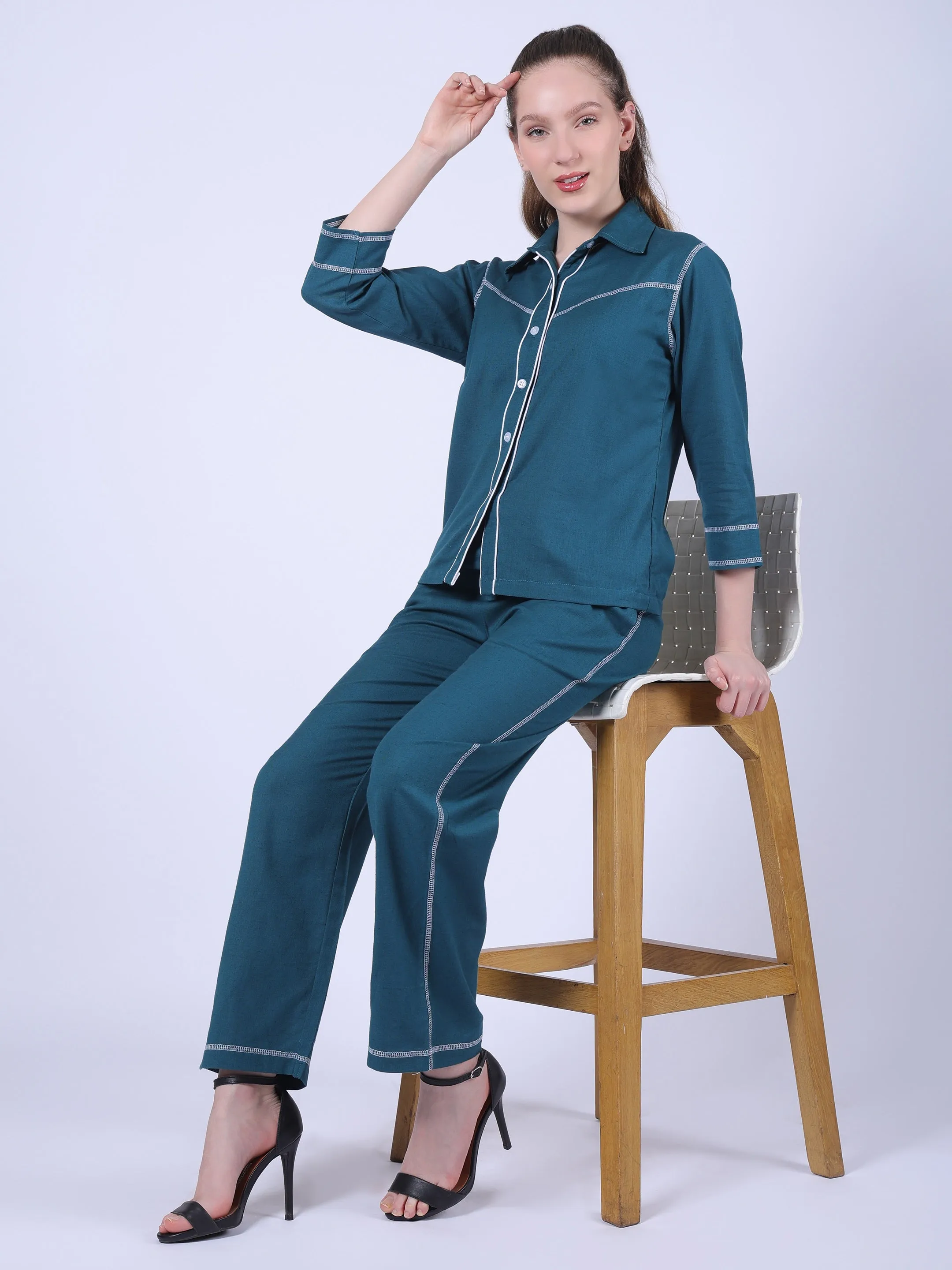 Timeless Teal Co-ord Set
