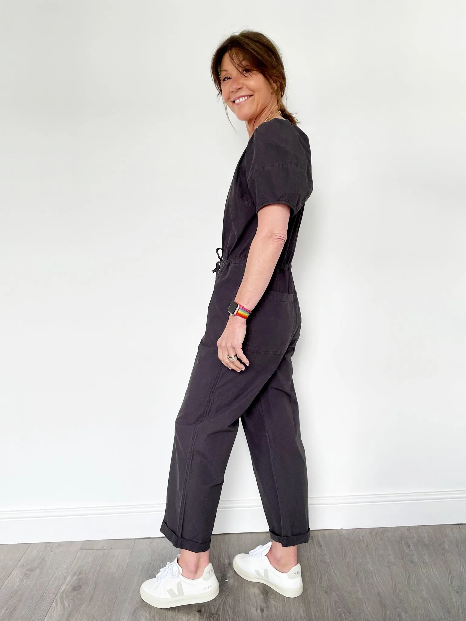 VELVET Drucie Jumpsuit in Black