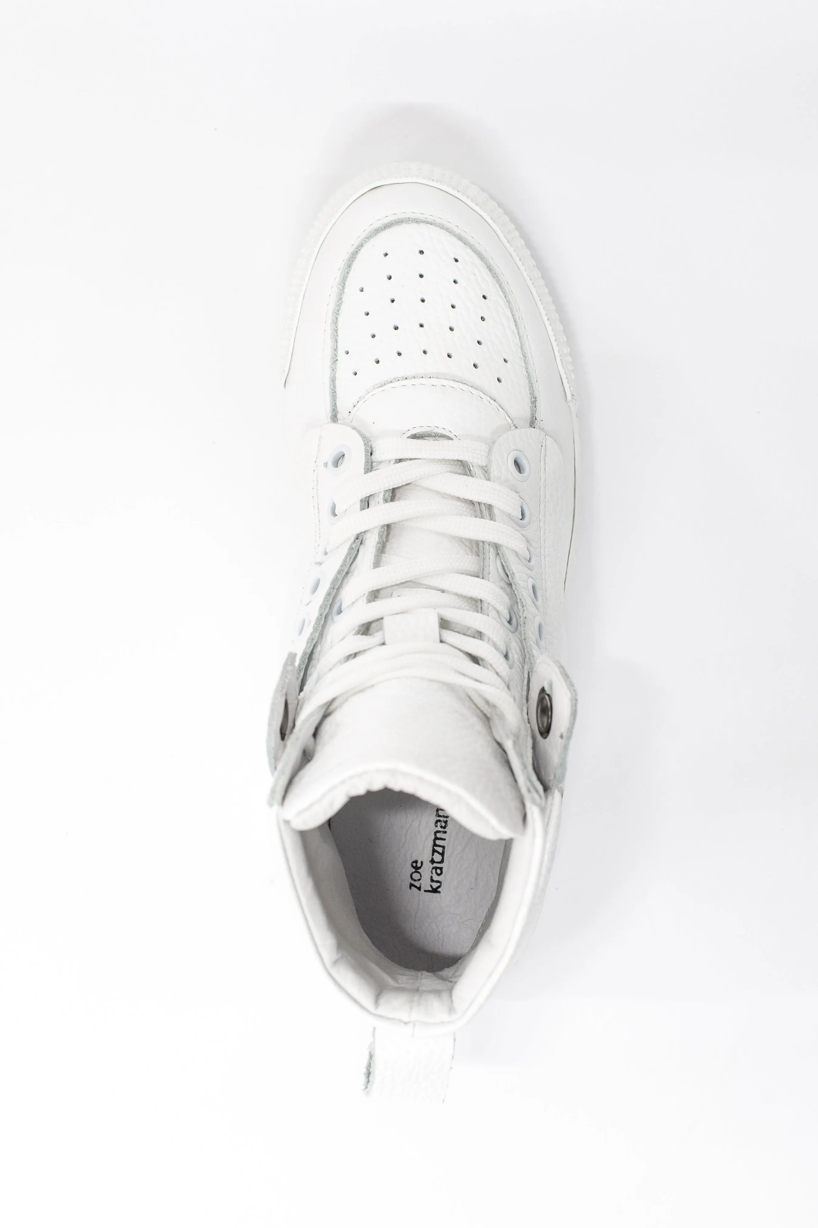 vibe sneaker - white leather