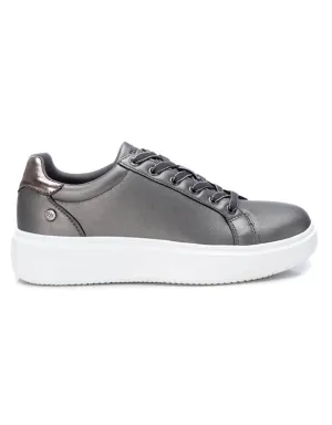 XTI Ladies Ladies Metallic Lace Up Sneaker